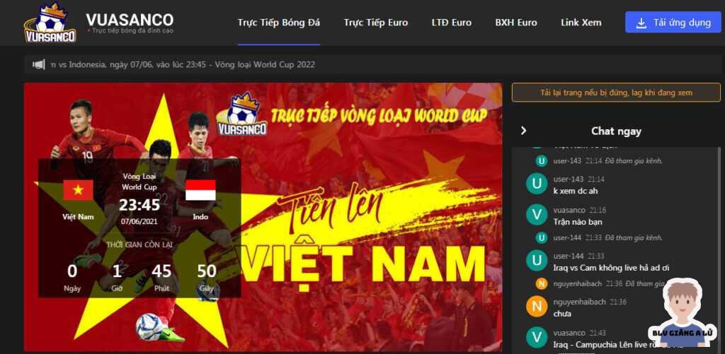 Vuasanco - Trực tiếp bóng đá Full HD miễn phí 8 Vuasanco với thiết kế giao diện gần gũi, thân thiện